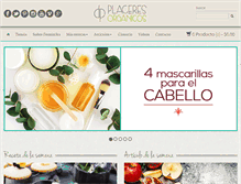 Tablet Screenshot of placeresorganicos.com